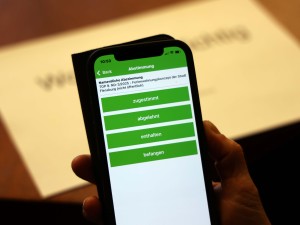 Die App zur Abstimmung in der Ratsversammlung