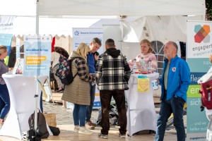 Ehrenamtspavillion auf dem Südermarkt
