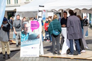 Gemeinsame digital engagiert auf Südermarkt